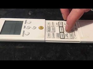 Fujitsu Air Conditioner Weekly Timer