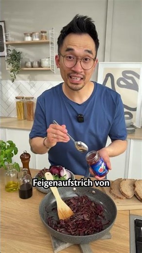 How about this amazing open-faced sandwich with melted cheese and caramelized figs and onions ton...