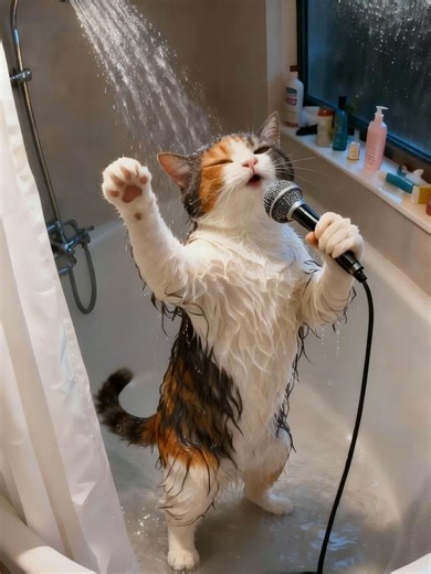 the cat that loves to sing#cat #FIP #happypets #widgetpets #sing