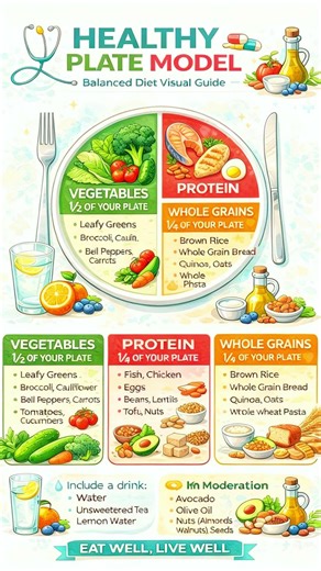 Don't Eat Another Bite Until You See This Visual Balanced Diet Guide