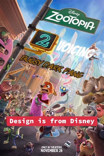 Zootopia 2 | Bugsy dark fang | sorry Disney | #zootopia #zootopia2 #zootopia3 #viral #wildehopps @Pixar @Walt Disney Animation Studios @Disney