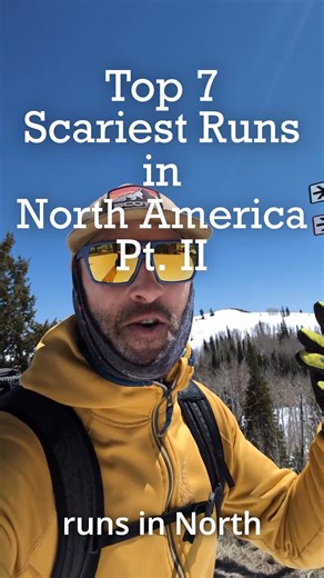 28K views · 200 reactions | Top 7 Scariest Ski Runs in North America Pt. II! Have you tried any of these insane ski runs? . . . #snowbrains #skiing #ski #snowboard #snowboarding #skiresorts #doubleblack #doubleblackdiamond #steep #stowe #banffsunshine #crestedbutte #mtwashington #revelstoke #jacksonhole #snowbird #goat #delliriumdive #rambo #killthebanker #corbetscouloir #corbets #pipeline #pipelinecouloir | SnowBrains | Facebook