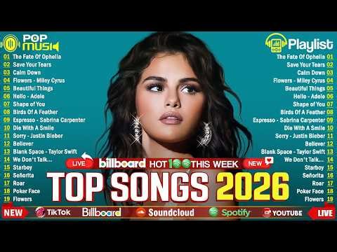 Rihanna, Bruno Mars, The Weeknd, Ed Sheeran, Adele, Dua Lipa, Maroon 5 🍁 Billboard Top 50 This Week