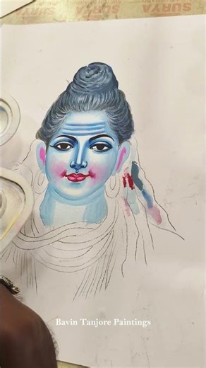 Lord Shiva Tanjore Painting Class | Tanjore Painting Online Class