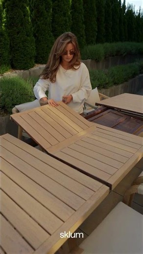 MESA EXTENSIBLE de Madera | Jardín de Aleksandra Marzęda | #sklum