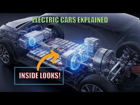 How Electric Cars Create Motion Full 3D Breakdown #ElectricCar #EV #HowItWorks