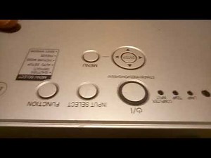 Panasonic projector temp blinking and cannot start.