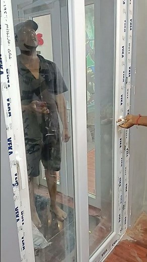 uPVC Sliding Door Installation | Modern Home Door Design 2026#shorts