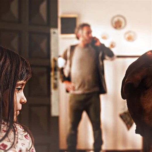 A little girl is dragged away by a vicious dog #usa