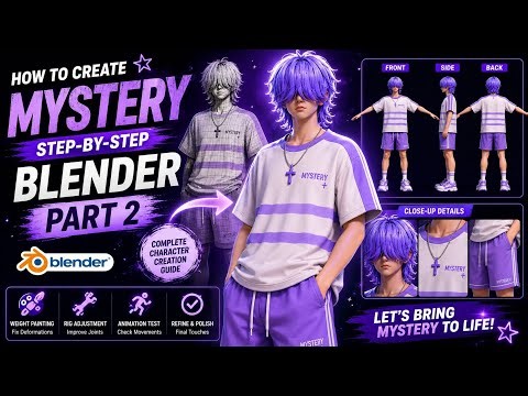 How I Created Mystery in 3D (Step-by-Step Blender Tutorial)