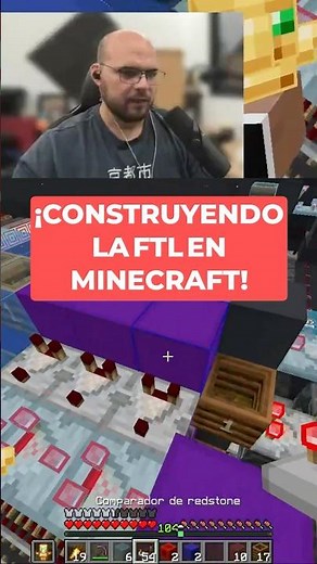 Building the FTL in MINECRAFT! #shorts #minecraft #clips #twitch