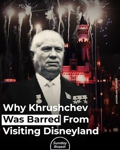 34K views · 242 reactions | Nikita Khrushchev’s 1959 visit to the United States was historical for many reasons.  It was the first time a Soviet leader visited the U.S. The media circus was unprecedented.  But Khrushchev was disappointed. The reason? He really wanted to see Disneyland… | Sunday Roast | Facebook