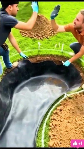 Backyard Transformation: Empty Space to Relaxing Fish Pond