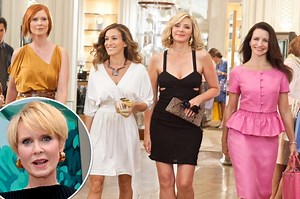 Cynthia Nixon Implies 'SATC' Stars Were 'Walking Around on Eggshells' Because Kim Cattrall Was 'Unhappy'