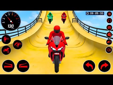 🏍️🔥 Ultimate Bike Mega Ramp Stunt Racing – Extreme Impossible Tracks Gameplay 3D 🚀🎮