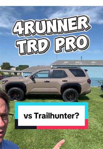 Battle: Toyota 4Runner TRD Pro vs Trailhunter! Who wins this 2025 4Runner beauty contest? #4runner #toyota4runner #4runnerlife #4runnernation #toyota