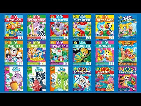 School Zone Big Preschool Workbook - Learn the Alphabet, Early Math, Science, and More!