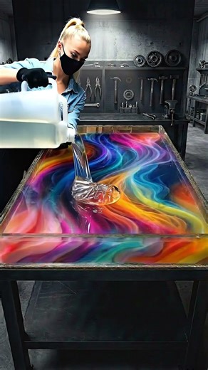 Colors shouldn’t mix like this… 🌈