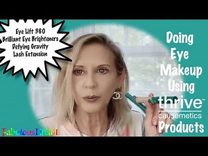 Doing Eye Makeup Using Thrive Products/Thrive Causemetics - What's It About?