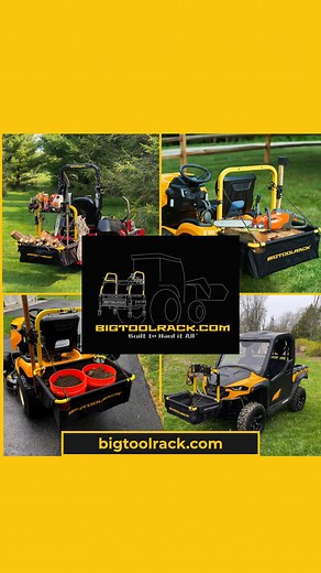 THE YARD RACK SALE IS NOW ON! At Bigtoolrack we believe you should work smarter not harder! The Yard Rack attaches to your tractor in seconds, can carry up to 75lbs, and comes 100% assembled with everything you need-we're here to make your life easier. See why our customers rate us 5 stars and get your Yard Rack today! Shop Now.  | Bigtoolrack | Facebook