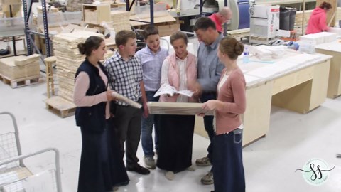 Simply Said, INC Small Talk Grinch Sign - In a World Full of Grinches, Be a Cindy Lou Who - Rustic 5.25 x 5.25 inch Wood Sign - Cute Grinch Christmas Decorations - Made in USA - STS1871