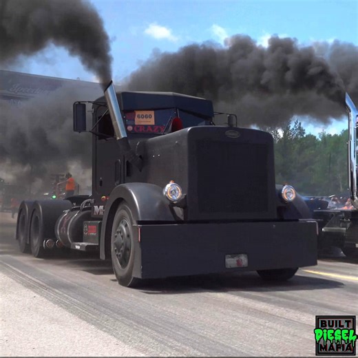 383K views · 10K reactions | Travis Van Kessel's "Crazy Train" spooling up at the 2024 Great Lakes Big Rig Challenge #hoodstack #turbo #semidragracing | BUILT Diesel MAFIA | Facebook