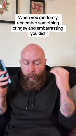 When you randomly remember something cringey and embarrassing you did #comedy #funny