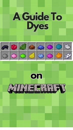 Minecraft Dye Guide