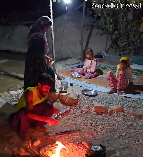 Nomadic life in Iran _ Family fishing in the wild river of Khersan 🐟 | Nomadic Travel