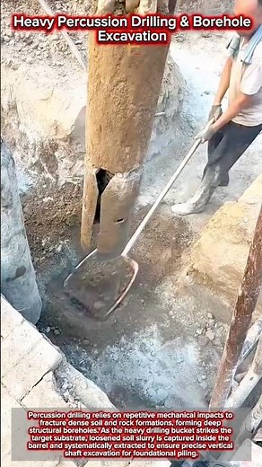 Heavy Percussion Drilling & Borehole Excavation 🏗️