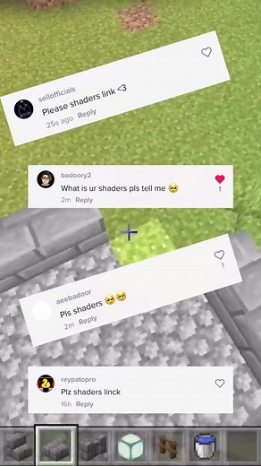 Shaders link in comments… ☀️ #fyp #idarkmc #trend #minecraft #shader