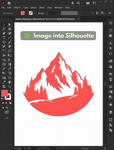Image into Silhouette | Adobe illustrator | Tips and Tricks