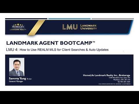 04 How to Use REALM MLS for Client Searches and Auto Updates