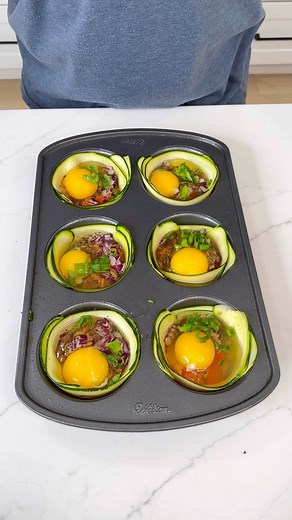 4.8M views · 58K reactions | Healthy & yummy easy appetizers I used eggs, zucchini, tomato and other fresh ingredients to make this tasty and easy recipe | Lorenzo M's Original Videos | Facebook