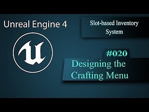 [Eng] Slot-based Inventory System: Designing the Crafting Menu #020