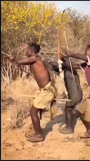 Lightning Fast! African Hunters Chase Wild Deer 🦌🏃‍♂️ #Shorts #Wildlife