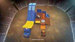 25K views · 564 reactions | Get the official Monster Jam Transforming Hauler Playset! To purchase or for more info, go to: https://amzn.to/2H7y3pr #MonsterJam Spin Master Global | Monster Jam | Facebook