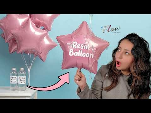 I Destroyed My Birthday Balloon With Resin… Then Made This