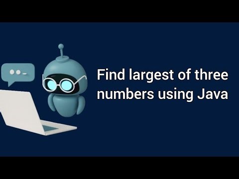 Find largest of three numbers using Java ‪@moreofherrr‬ easy