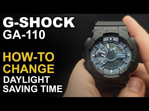 Gshock GA-110 - How to turn Daylight saving time on or off - module 5146