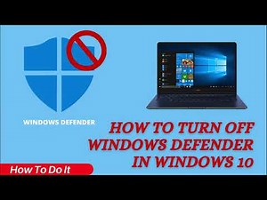 How To Disable Windows Defender in Windows 10