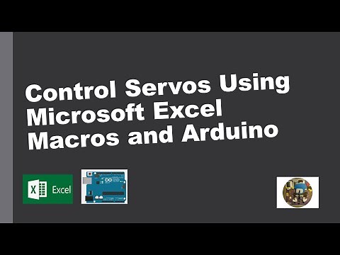Excel Macros with Data Streamer to control Arduino and Servos