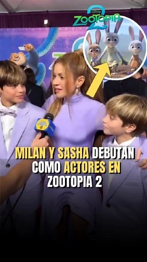 5.4M views · 22K reactions | Milan y Sasha siguen los pasos de Shakira, y debutan actuando en Zootopia 2. #Shakira #LMYNLWorldTour #México #Tyla #Barranquilla #Musica #Soltera #ShakiraCantando #Piqué #Milan #Sasha #KarolG #BadBunny #YoMeLlamo #Colombia #Memes #Noticias #ParaTi #Tendencia #Ropa #LaCasaDeLosFamosos #MetGala #Zoo #Meme #ElDesafio #DíaDeEnero #Zootopia #Zootopia2 #Disney #ShakiraZoo | La Nota Rosa | Facebook