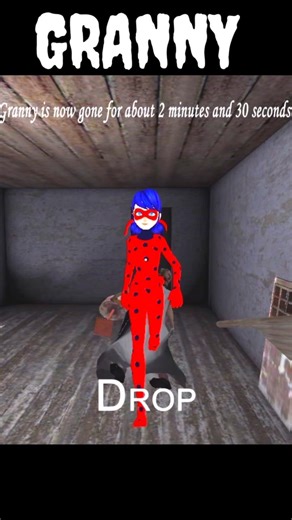 Granny Funny Ladybug Is Shoutgun Red Colour 😱 #granny #funny #shorts