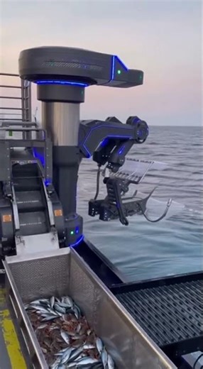 🚀 Futuristic Fishing Robot 🎣 on a Moving Ship?! 🤖🌊 You Won’t Believe THIS Tech!