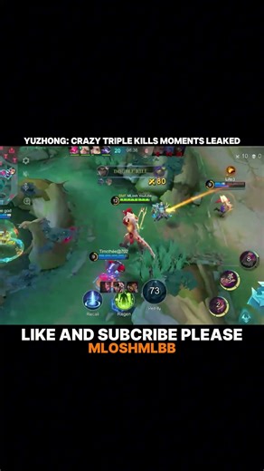 YUZHONG : CRAZY TRIPLE KILLS MOMENTS LEAKED | YUZHONG EXP LANE GAMEPLAY #mlbb