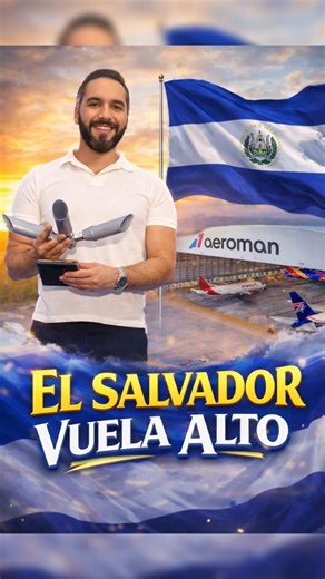 🚨✈️ EL SALVADOR MAKES HISTORY! President Nayib Bukele inaugurated Hangar 7 at AEROMAN