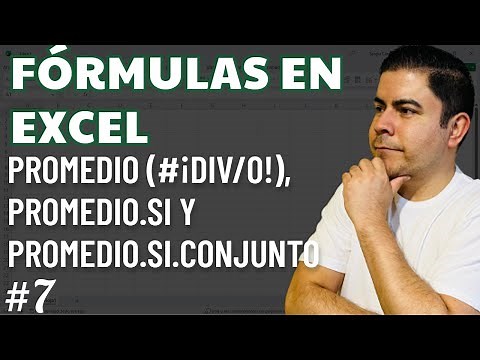 Curso Fórmulas en Excel - Cap. 7 - PROMEDIO, PROMEDIO.SI y PROMEDIO.SI.CONJUNTO