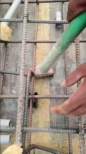 How to place pvc Concrete Rebar Cover Spacer Blocks on Reinforcement #siteinsights #shortvideos