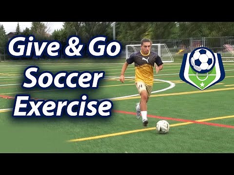 Give & Go Soccer Exercise